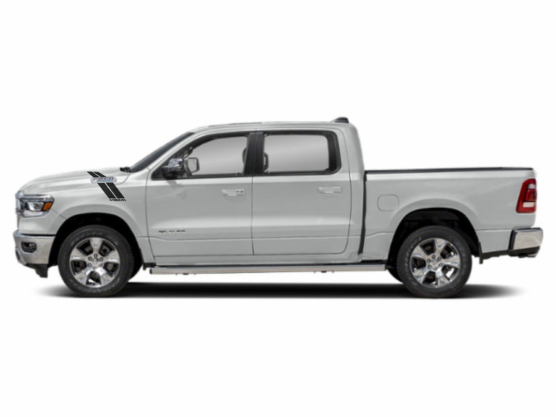 Load image into Gallery viewer, &quot;HEMI&quot; Fender Slash Decals for 2019-2024 Dodge Ram 1500 (x2)
