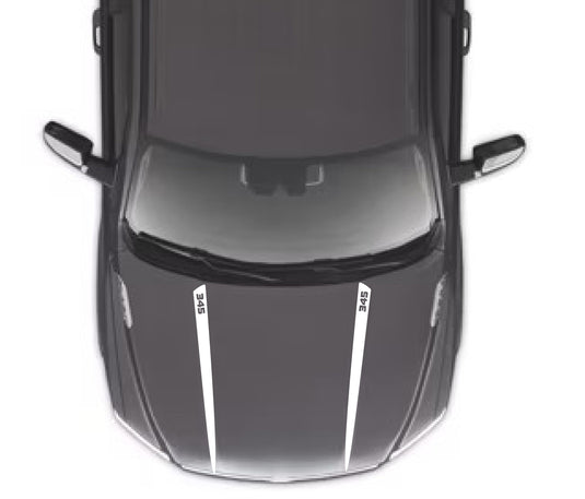 "345" Hood Spear Decals for 2009-2021 Dodge Ram 1500