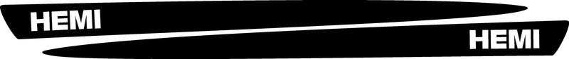 Load image into Gallery viewer, &quot;HEMI&quot; Hood Spear Decals for 2009-2021 Dodge Ram 1500

