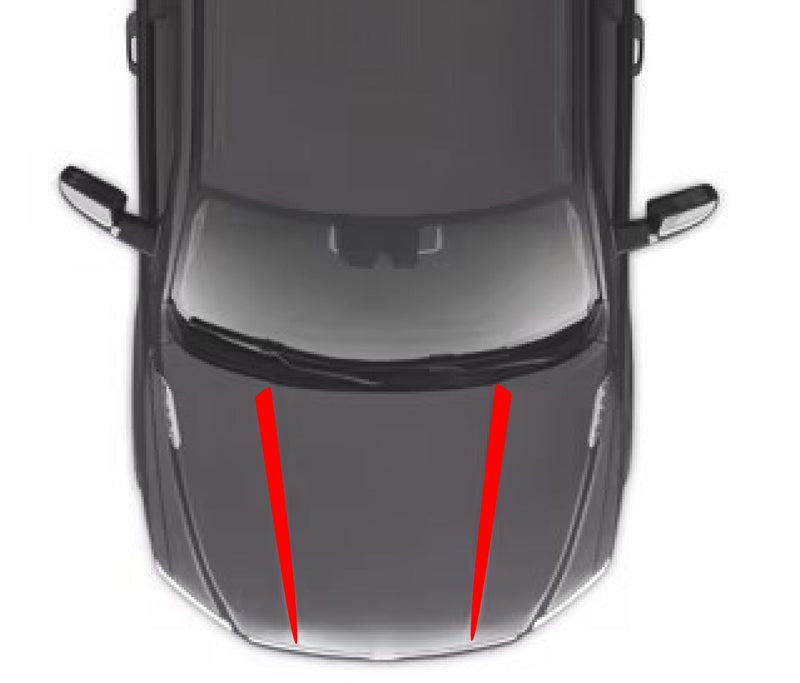 Load image into Gallery viewer, Hood Spear Decals for 2009-2021 Dodge Ram 1500
