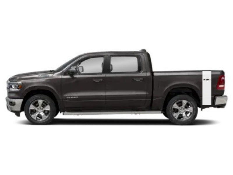 Load image into Gallery viewer, &quot;HEMI&quot; Quarter Panel Decals for 2009-2024 Dodge Ram 1500 (x2)
