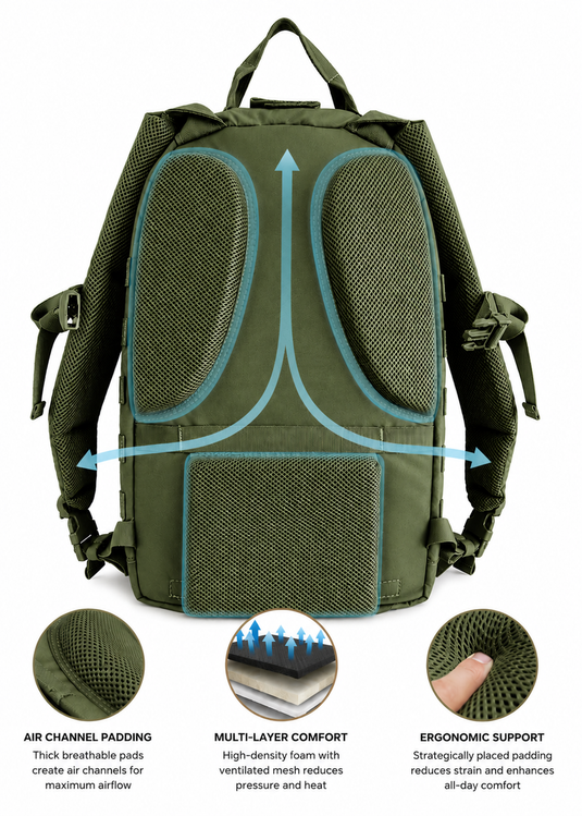Mothman Backpack — American-Made, Berry-Compliant EDC