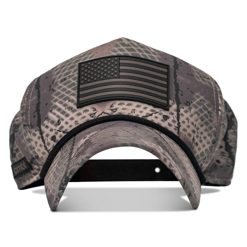 Load image into Gallery viewer, American Flag PVC Patch Waterproof Weekender Snapback
