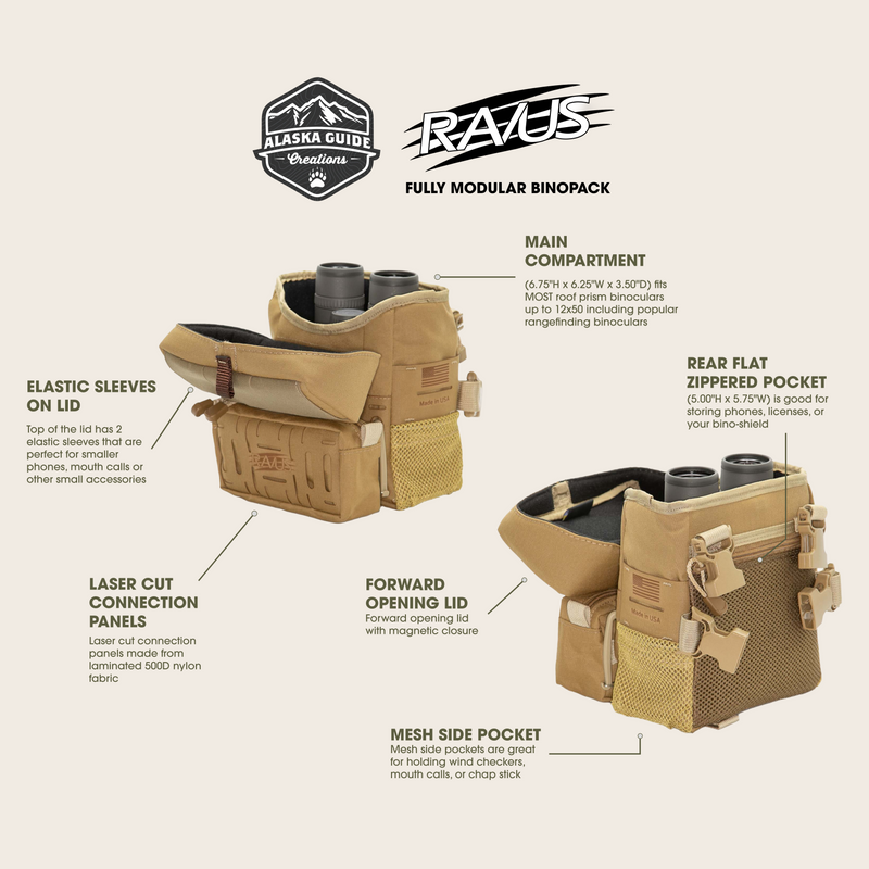 Load image into Gallery viewer, RAVUS Magnetic - Modular Binocular Harness Pack
