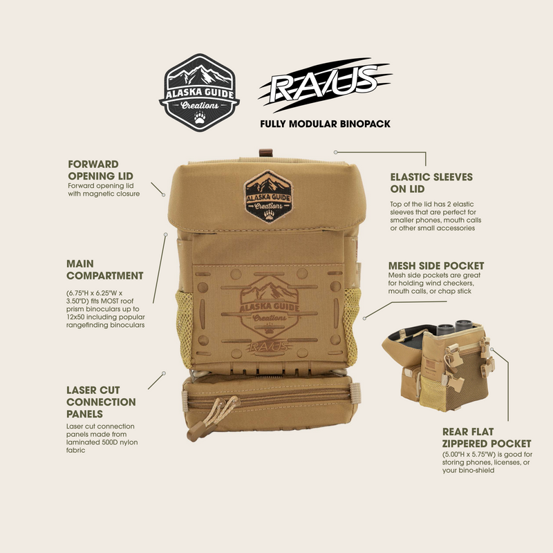 Load image into Gallery viewer, RAVUS Magnetic - Modular Binocular Harness Pack
