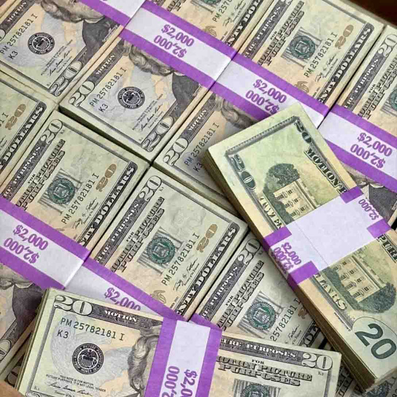 Load image into Gallery viewer, $2,000 ✔️RealAged™ Full Print New Series Prop Money Stack
