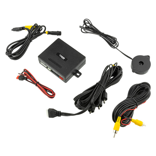 DS18 RCS2IN1LP Waterproof Reverse Camera and Backup Buzzer for License Plate