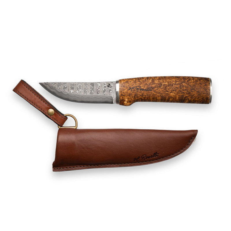 Load image into Gallery viewer, Roselli RD 300P The Hunting Knife, Damascus
