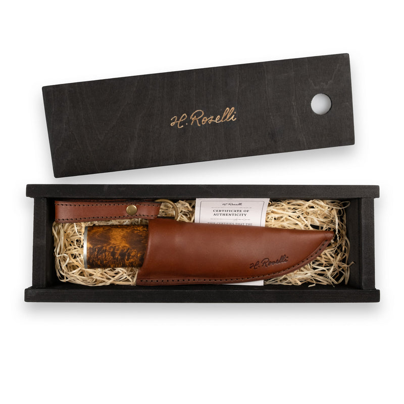 Load image into Gallery viewer, Roselli RD 320P The Grandfather Knife, Damascus
