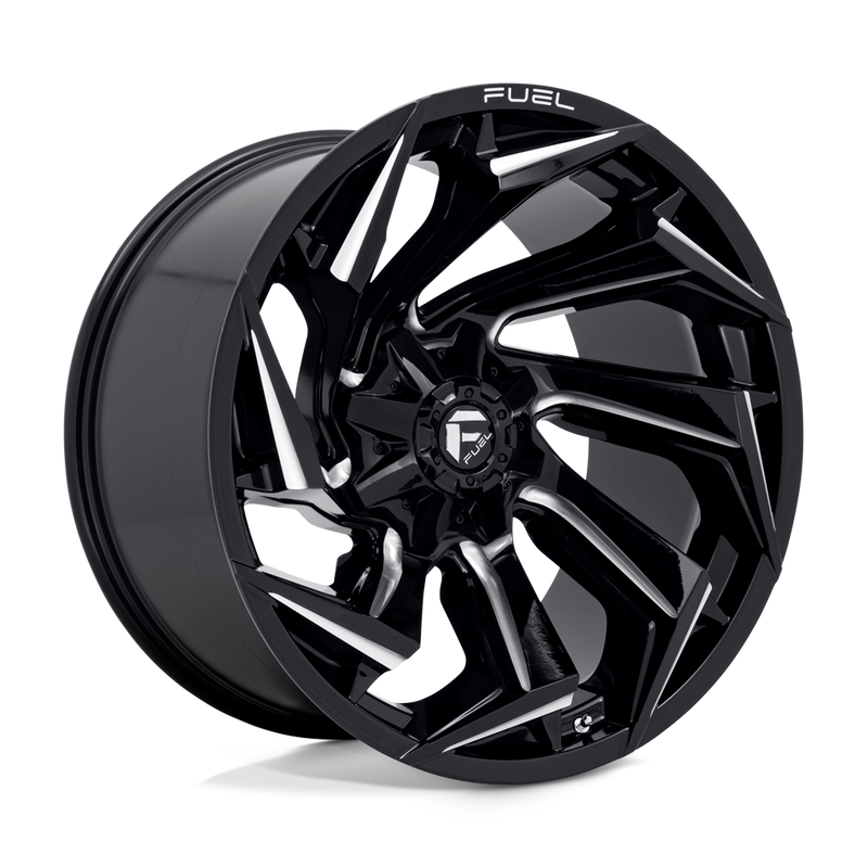 Load image into Gallery viewer, Fuel 1 Pc D753 Reaction Gloss Black Milled
