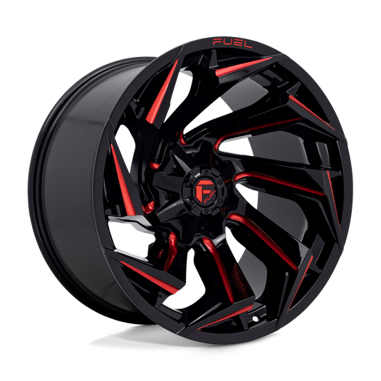 Fuel 1 Pc D755 Reaction Gloss Black Milled With Red Tint