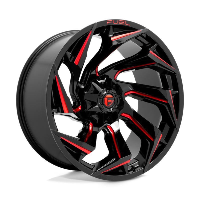 Load image into Gallery viewer, Fuel 1 Pc D755 Reaction Gloss Black Milled With Red Tint
