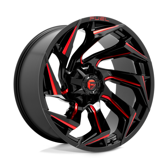 Fuel 1 Pc D755 Reaction Gloss Black Milled With Red Tint