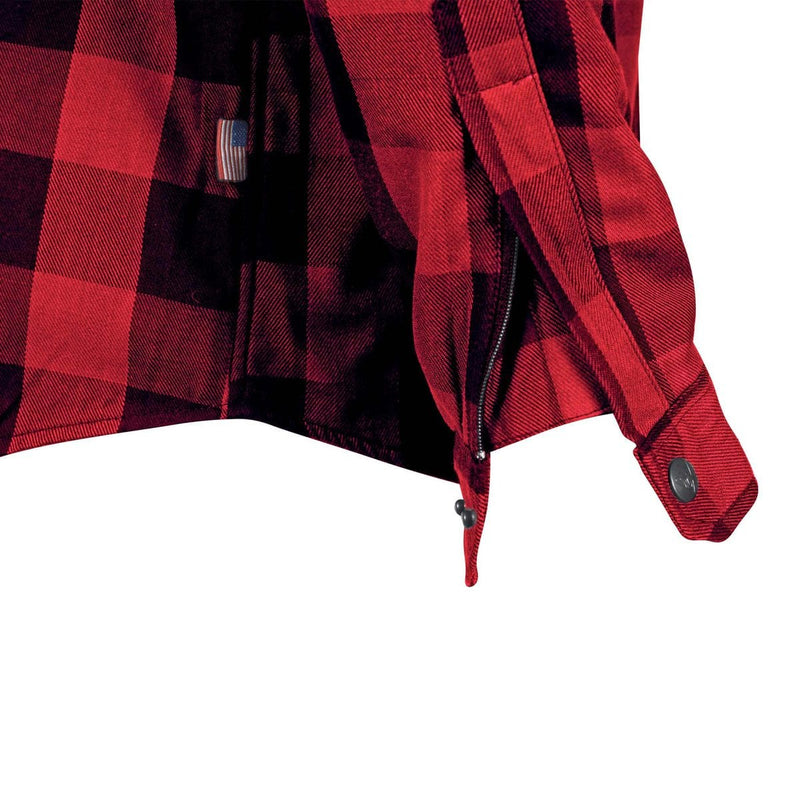 Load image into Gallery viewer, Protective Flannel Shirt - Red Checkered
