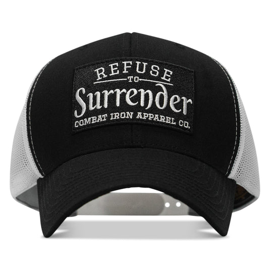 Refuse To Surrender B/W Patch Snapback Hat