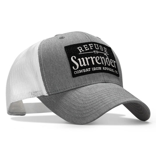 Refuse To Surrender B/W Patch Snapback Hat