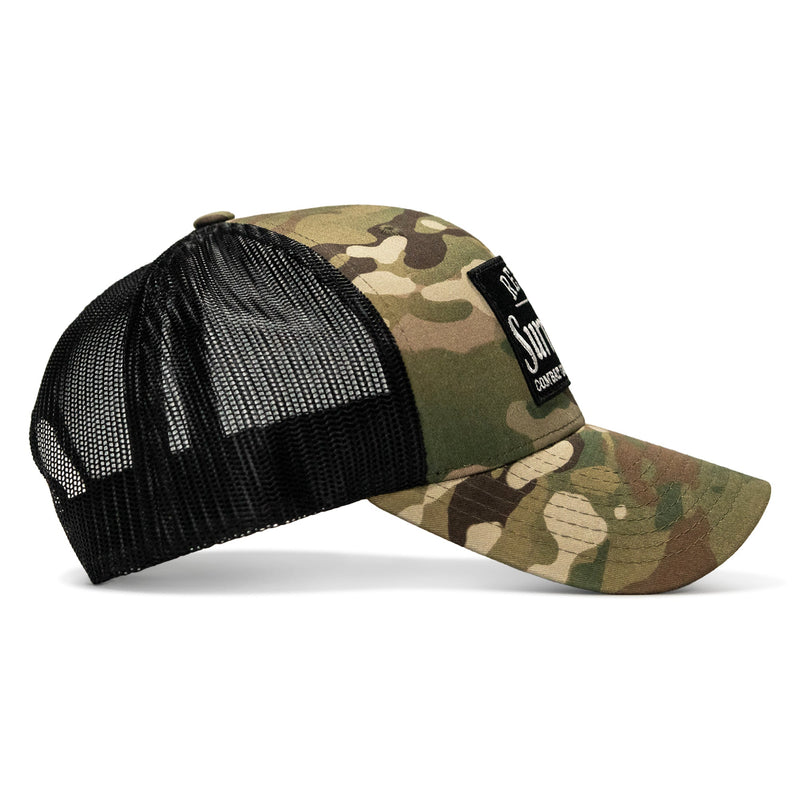 Load image into Gallery viewer, Refuse To Surrender B/W Patch Snapback Hat
