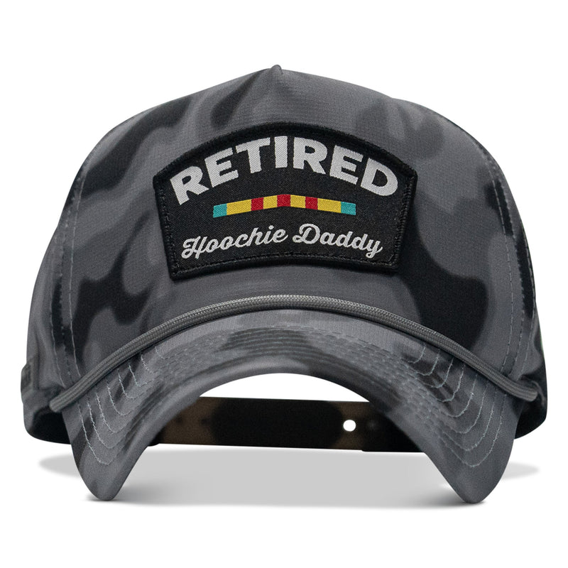 Load image into Gallery viewer, Retired Hoochie Daddy Ribbons Patch Weekender Waterproof Snapback
