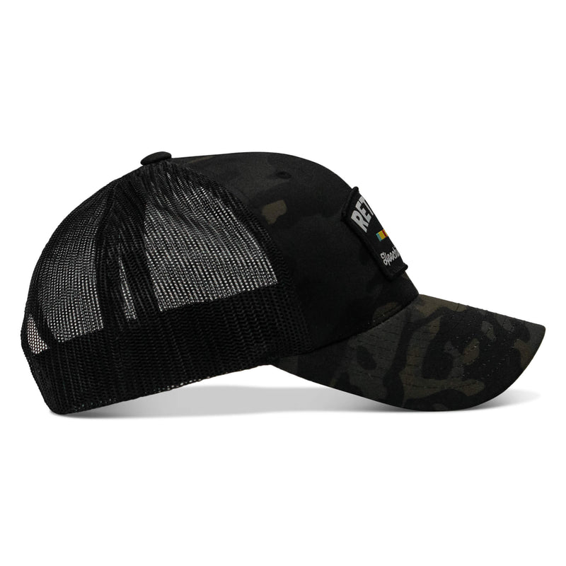 Load image into Gallery viewer, Retired Hoochie Daddy Veteran Patch Snapback Hat
