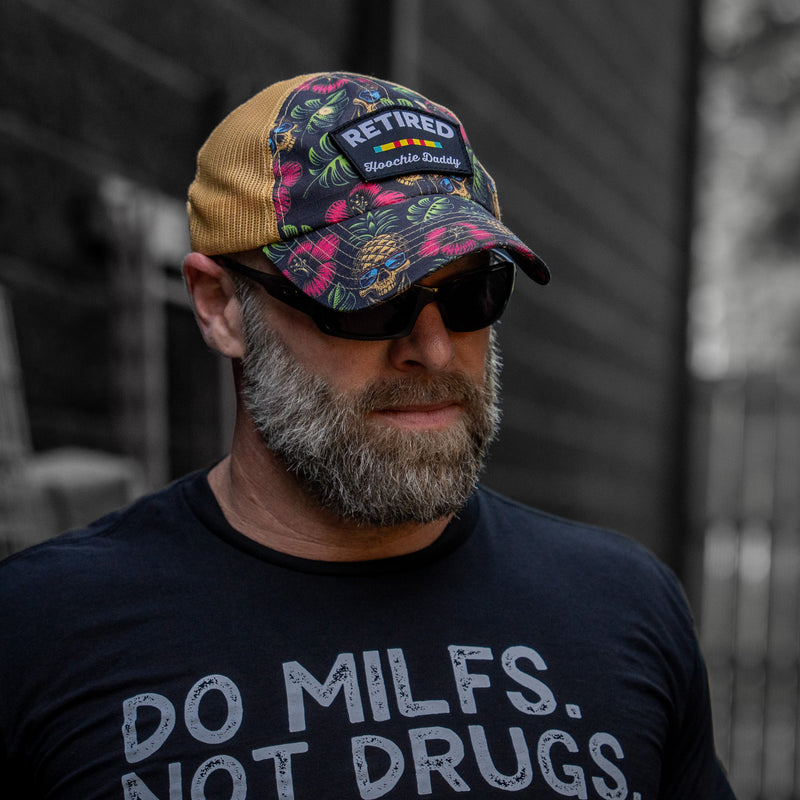 Load image into Gallery viewer, Retired Hoochie Daddy Veteran Patch Ripstop Tactical Mesh Snapback Hat

