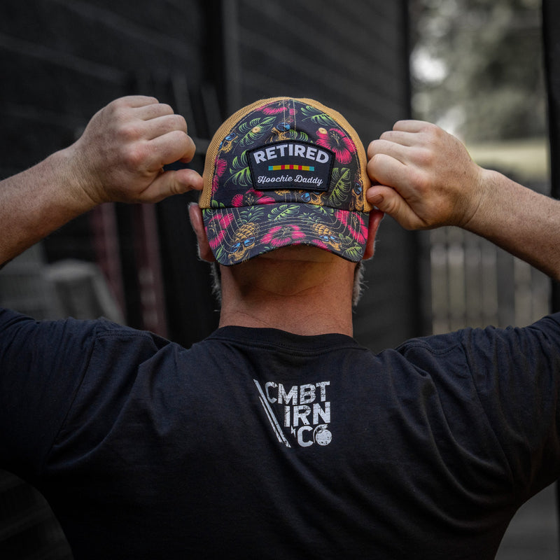 Load image into Gallery viewer, Retired Hoochie Daddy Veteran Patch Ripstop Tactical Mesh Snapback Hat
