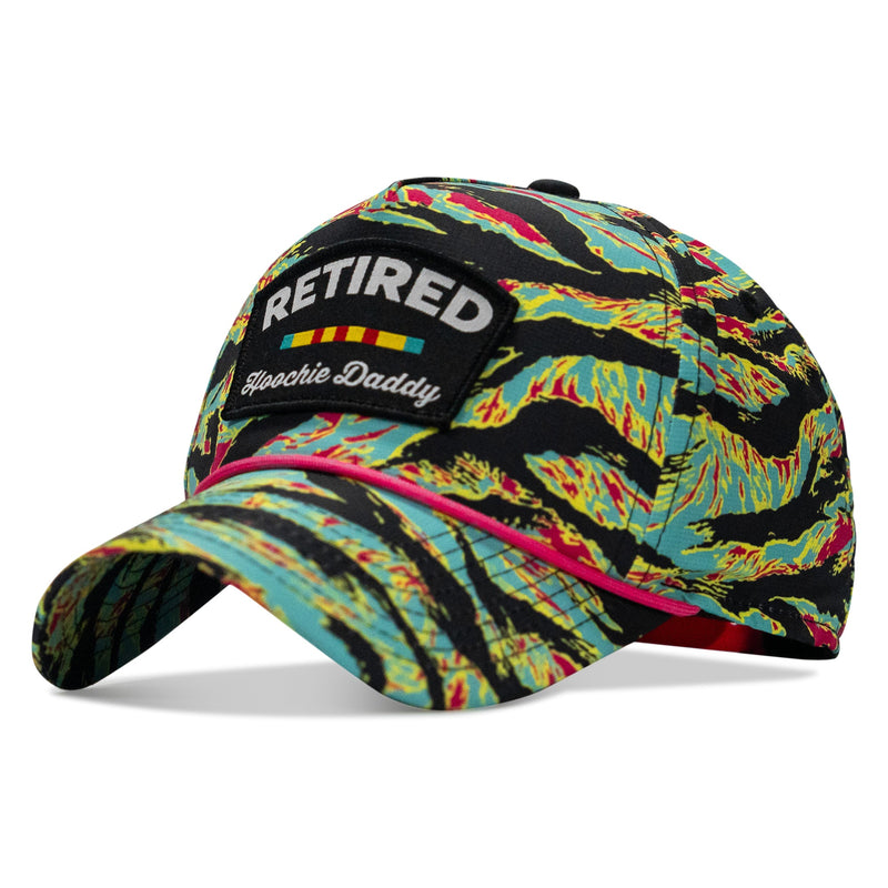 Load image into Gallery viewer, Retired Hoochie Daddy Ribbons Patch Weekender Waterproof Snapback
