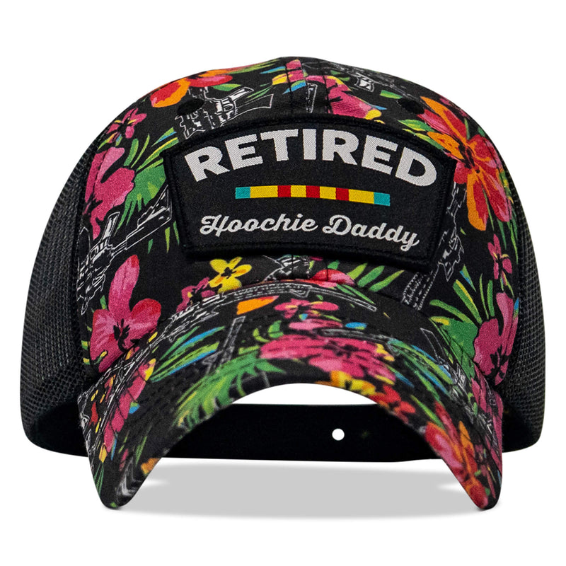 Load image into Gallery viewer, Retired Hoochie Daddy Veteran Patch Ripstop Tactical Mesh Snapback Hat
