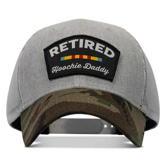 Retired Hoochie Daddy Veteran Patch Snapback Hat
