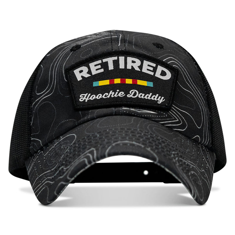 Load image into Gallery viewer, Retired Hoochie Daddy Veteran Patch Ripstop Tactical Mesh Snapback Hat
