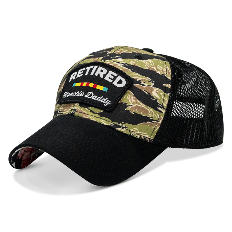 Load image into Gallery viewer, Retired Hoochie Daddy Ribbons Patch Original Ripstop Snapback Hat
