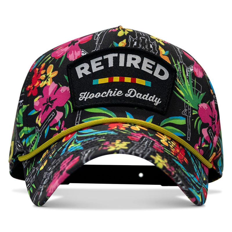 Load image into Gallery viewer, Retired Hoochie Daddy Ribbons Patch Weekender Waterproof Snapback
