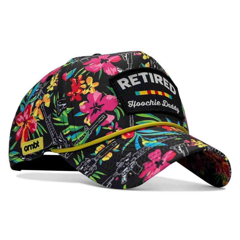 Load image into Gallery viewer, Retired Hoochie Daddy Ribbons Patch Weekender Waterproof Snapback
