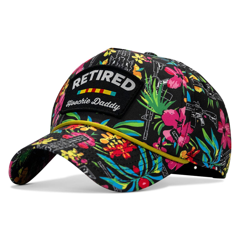 Load image into Gallery viewer, Retired Hoochie Daddy Ribbons Patch Weekender Waterproof Snapback
