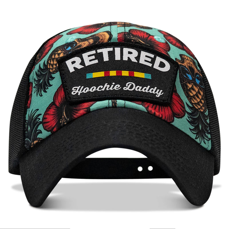 Load image into Gallery viewer, Retired Hoochie Daddy Veteran Patch Ripstop Tactical Mesh Snapback Hat
