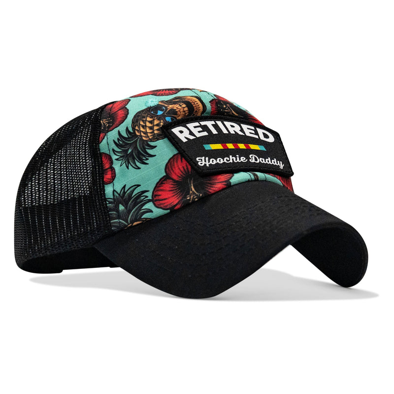 Load image into Gallery viewer, Retired Hoochie Daddy Veteran Patch Ripstop Tactical Mesh Snapback Hat
