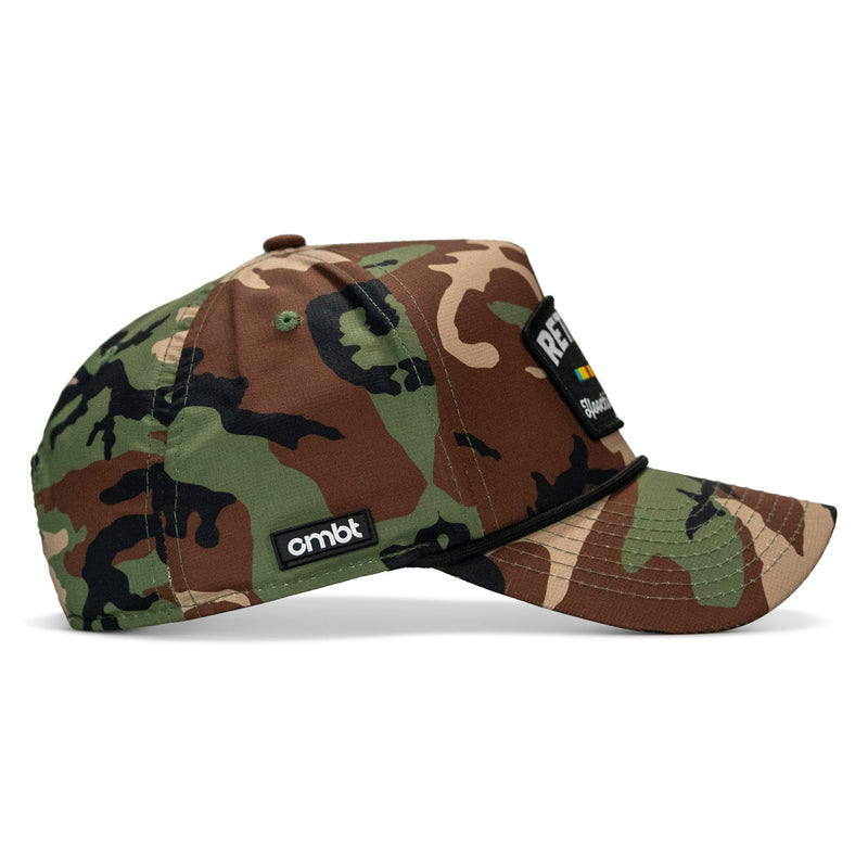 Load image into Gallery viewer, Retired Hoochie Daddy Ribbons Patch Weekender Waterproof Snapback
