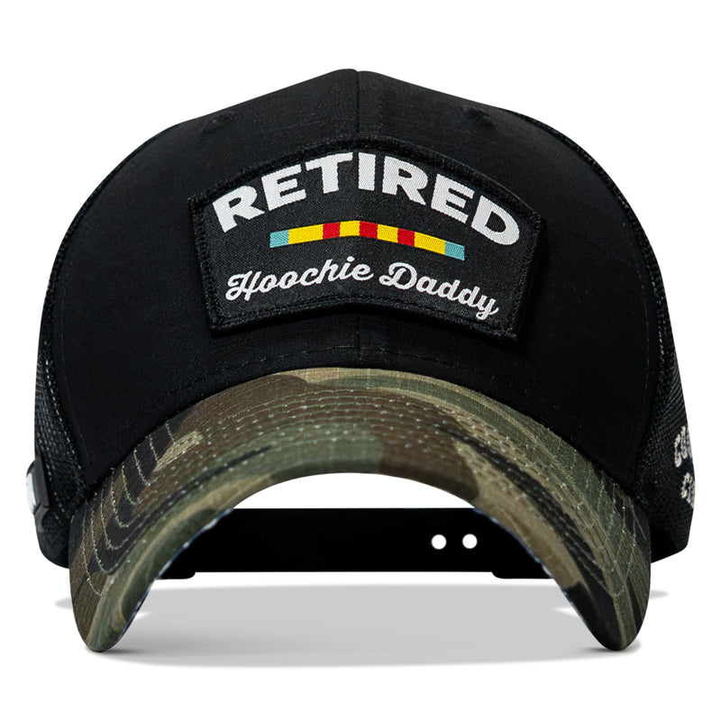 Load image into Gallery viewer, Retired Hoochie Daddy Ribbons Patch Original Ripstop Snapback Hat
