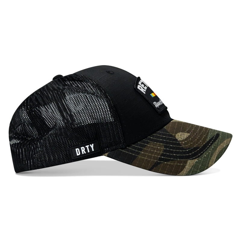 Load image into Gallery viewer, Retired Hoochie Daddy Ribbons Patch Original Ripstop Snapback Hat
