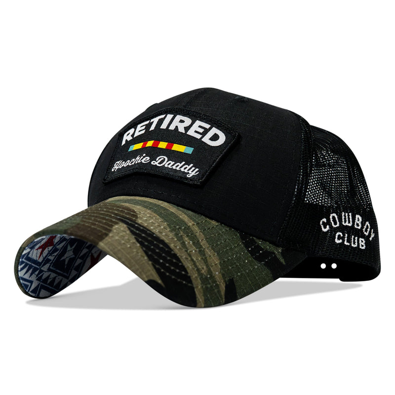 Load image into Gallery viewer, Retired Hoochie Daddy Ribbons Patch Original Ripstop Snapback Hat
