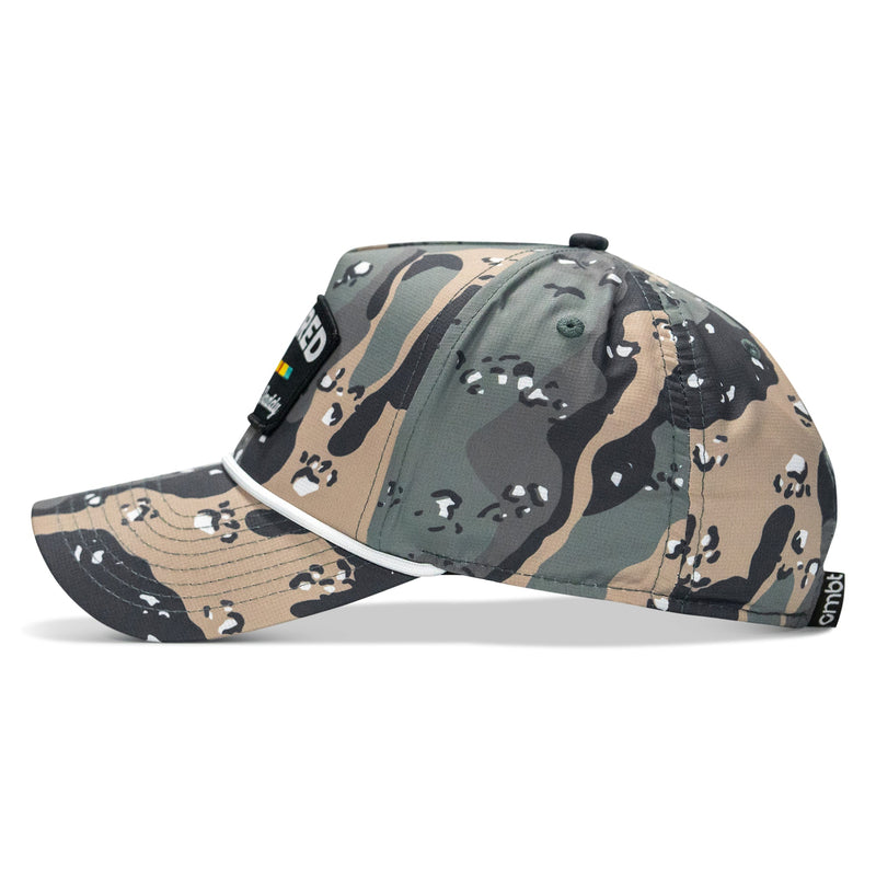 Load image into Gallery viewer, Retired Hoochie Daddy Ribbons Patch Weekender Waterproof Snapback
