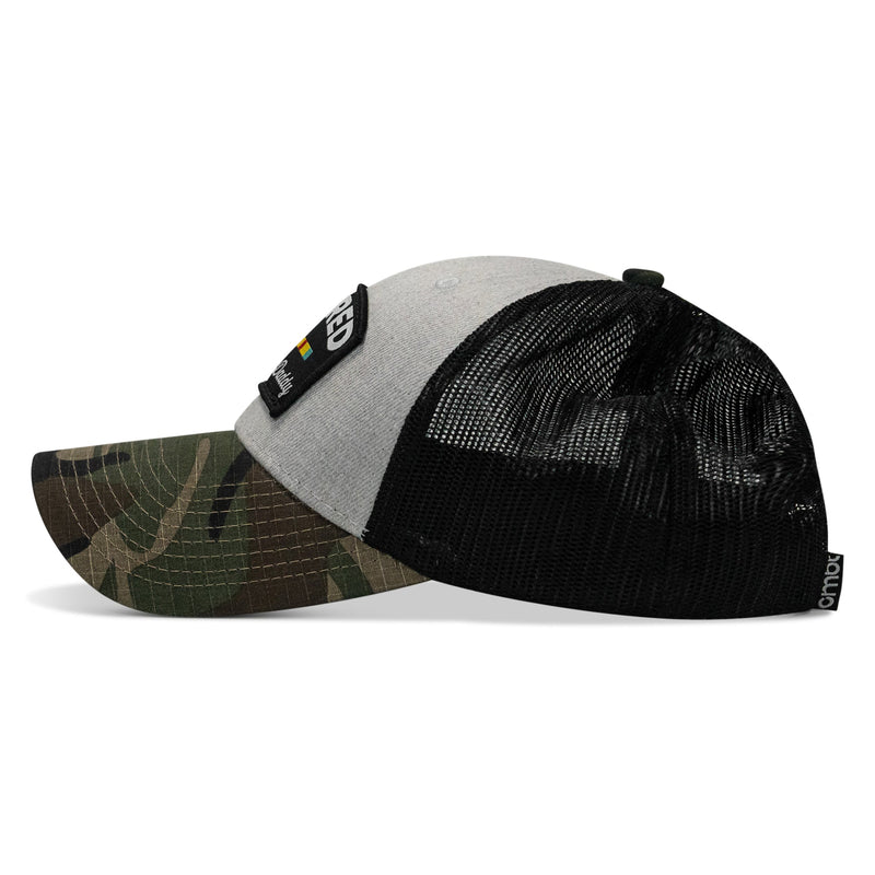 Load image into Gallery viewer, Retired Hoochie Daddy Veteran Patch Snapback Hat
