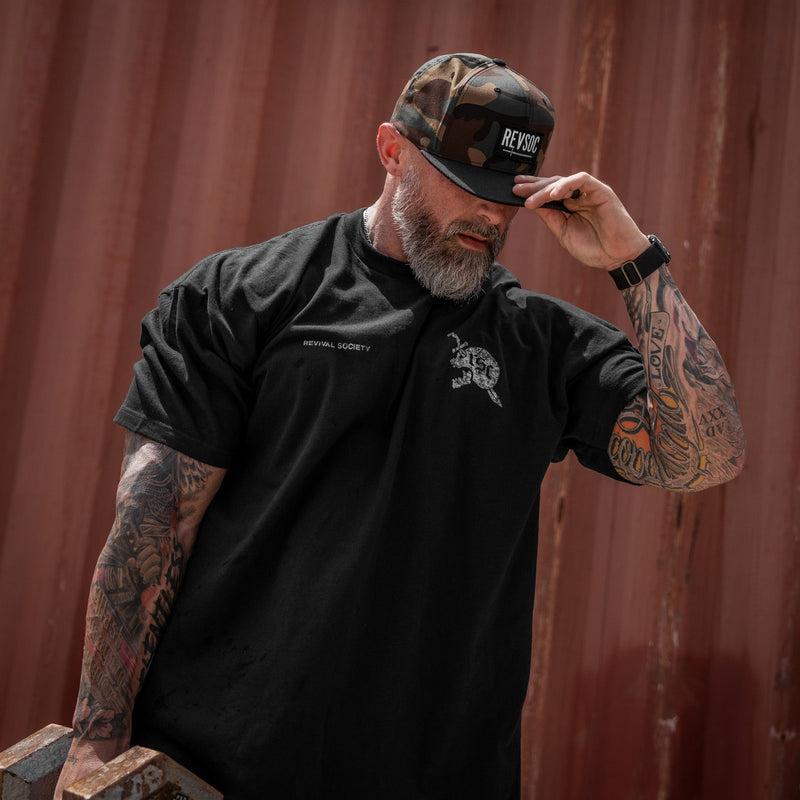 Load image into Gallery viewer, REVSOC Classic Patch Flatbill Hat
