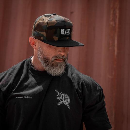 REVSOC Classic Patch Flatbill Hat