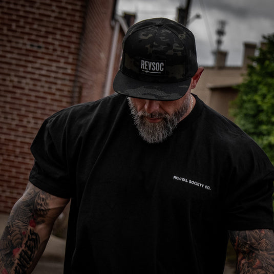 REVSOC Classic Patch Flatbill Hat
