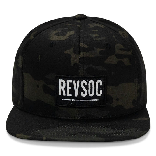 REVSOC Classic Patch Flatbill Hat