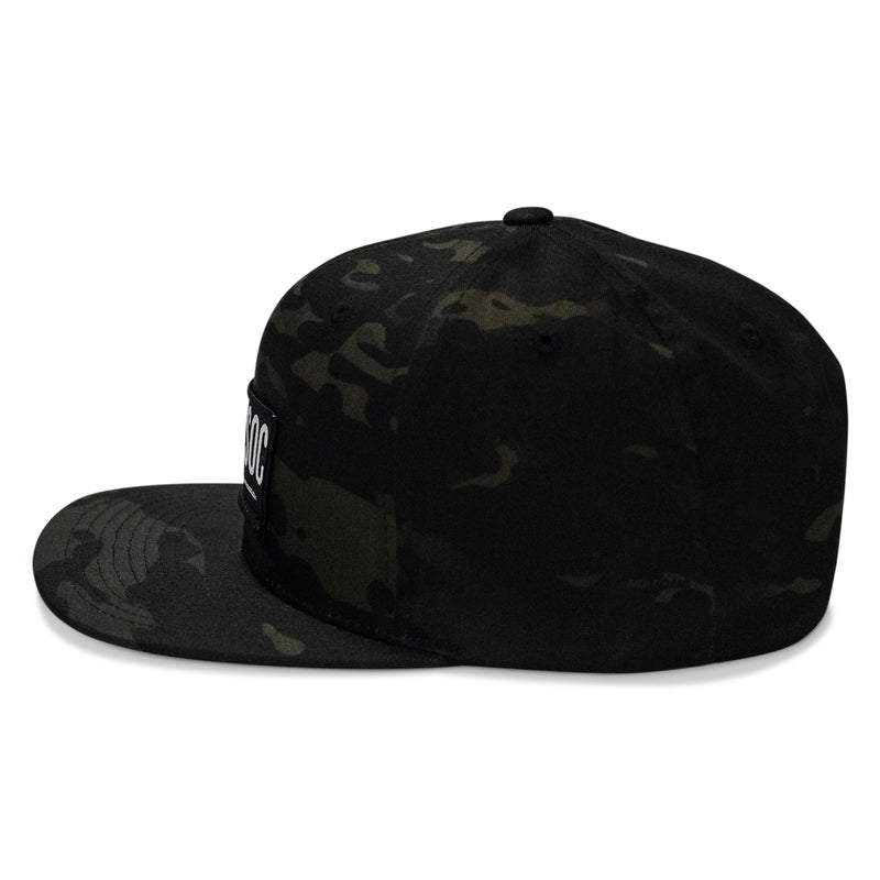 Load image into Gallery viewer, REVSOC Classic Patch Flatbill Hat
