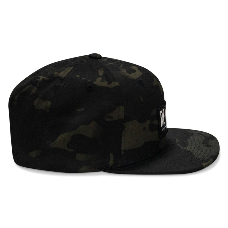 Load image into Gallery viewer, REVSOC Classic Patch Flatbill Hat

