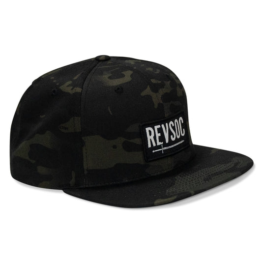 REVSOC Classic Patch Flatbill Hat