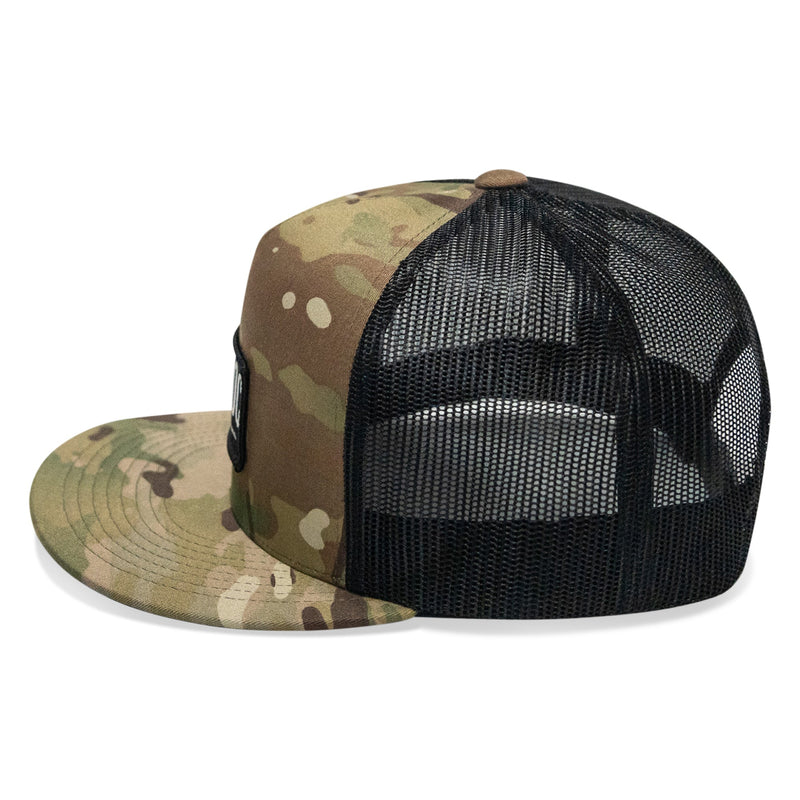 Load image into Gallery viewer, REVSOC Classic Patch Flatbill Hat
