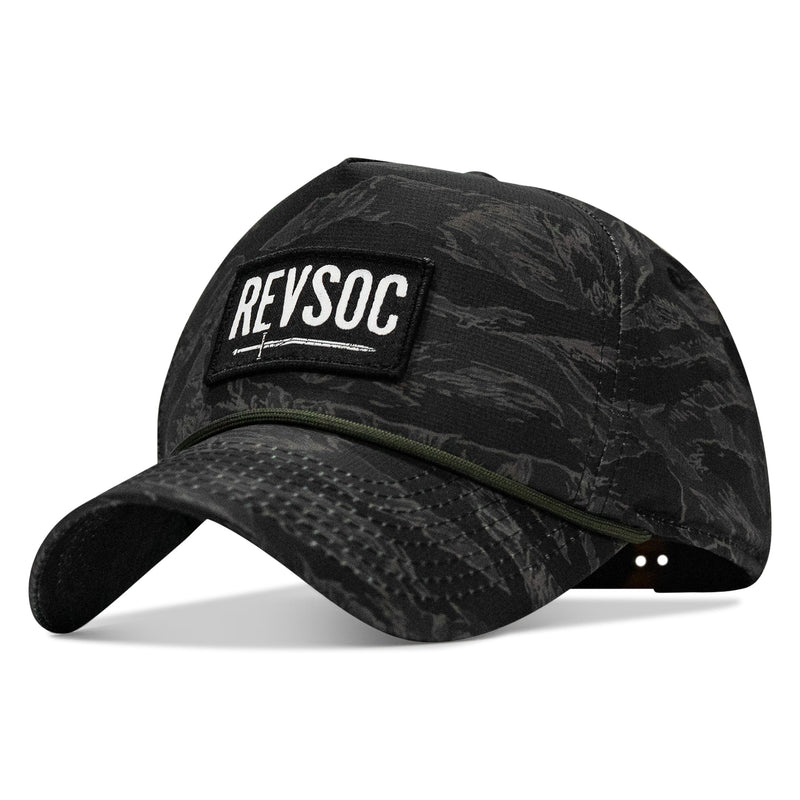 Load image into Gallery viewer, REVSOC Classic Patch Weekender Snapback
